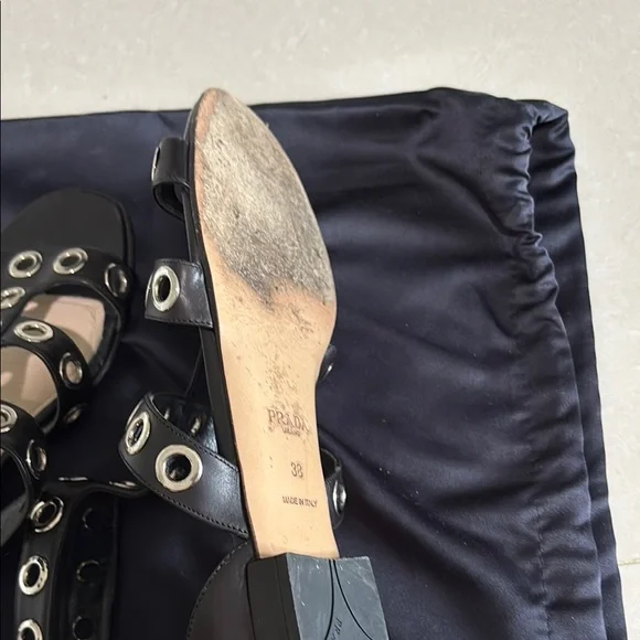 Prada Black Women's Sandals